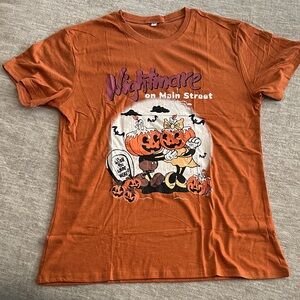 Nightmare on Main Street Disney Themed Halloween Tee NWT